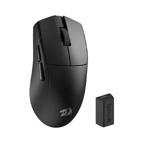 Redragon M916 PRO 4K 3-Mode Wireless Gaming Mouse, Hype-Speed 4K Polling Rate, 49G Ultra-Light 26K DPI Mouse w/Ergonomic Natural Grip Build, Redefinable Macro Buttons, Software Supported