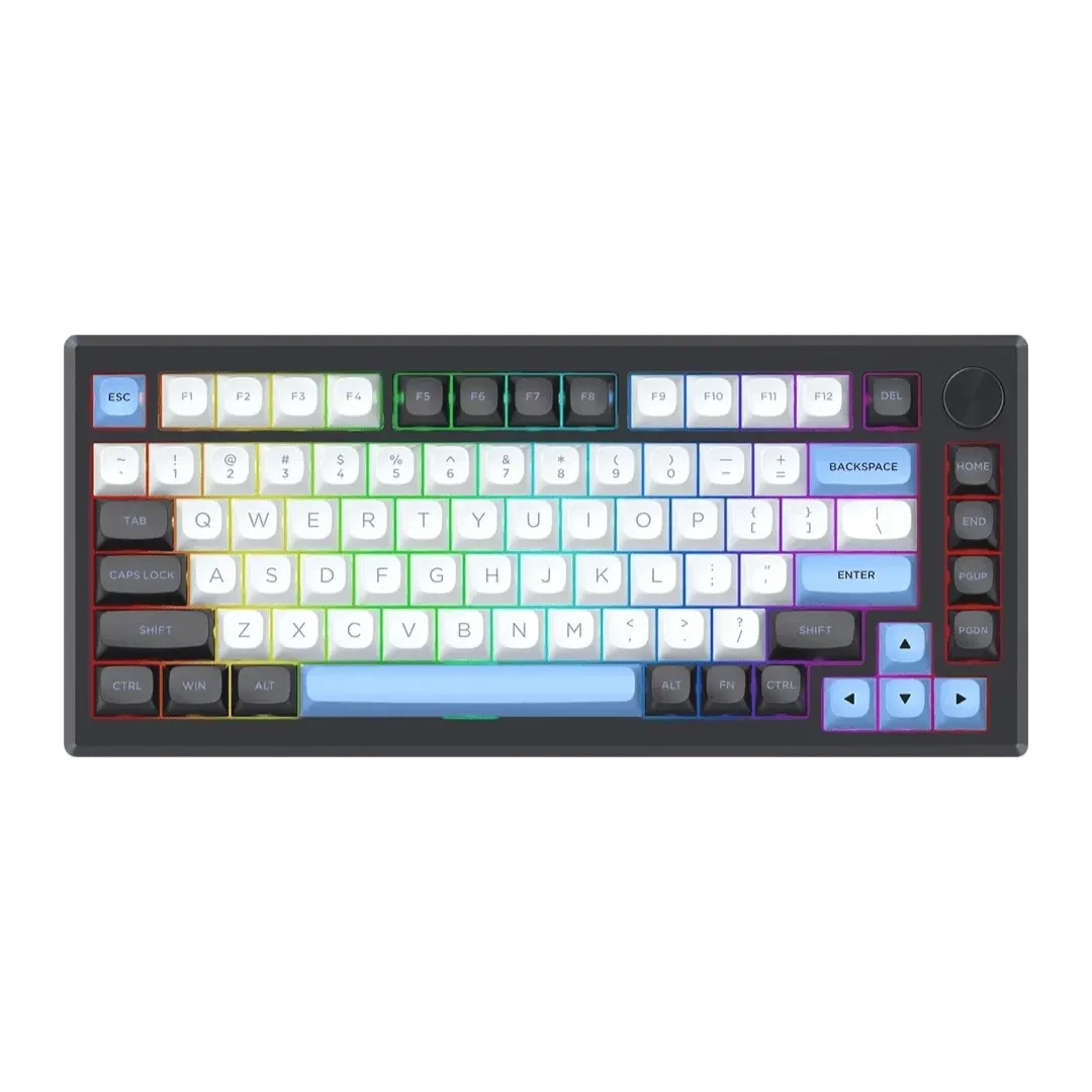 Redragon K732WLB RGB PRO URANUS, 75%, Membrane Switches, Mixed Black, 3 Modes