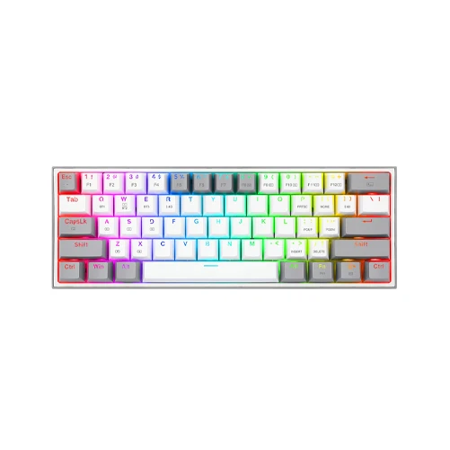Redragon K616 Fizz PRO , 60% , red switch , white/grey , 3 Modes