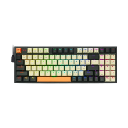 Redragon K636CLO, KITAVA, 90%, Red Switches, Mixed Black, Wired