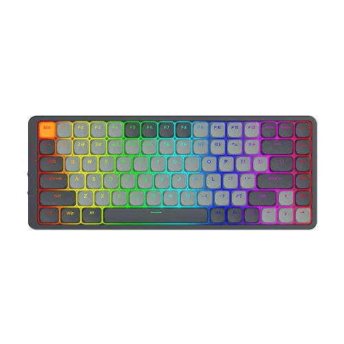 Redragon K652GG PRO Azure, 75%, Red Switches, Mixed Blackgrey, 3 Modes