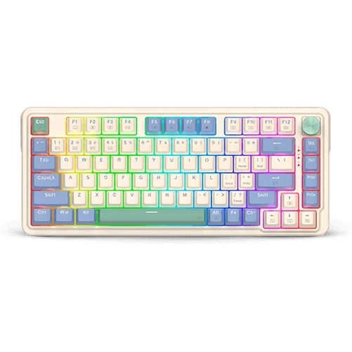 Redragon K673 CPG PRO UCAL, 75%, Red Switches, Mixed Milky, 3 modes