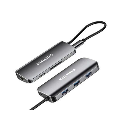 Philips SWR 1602B/93 , 6-in-1 Type-C Adapter