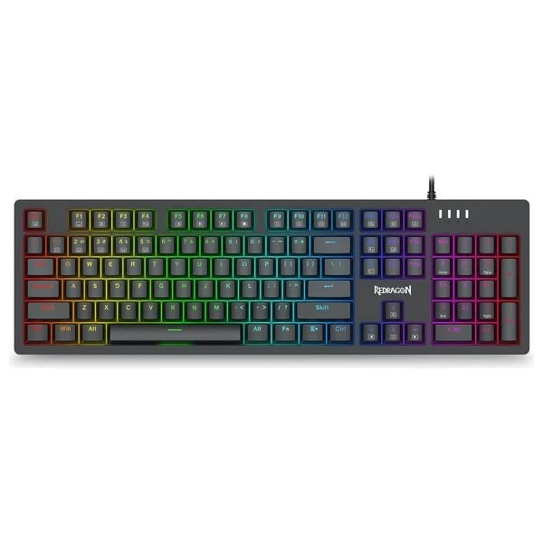 Redragon K679 SINGED , 100% , Blue Switches , Black , Wire