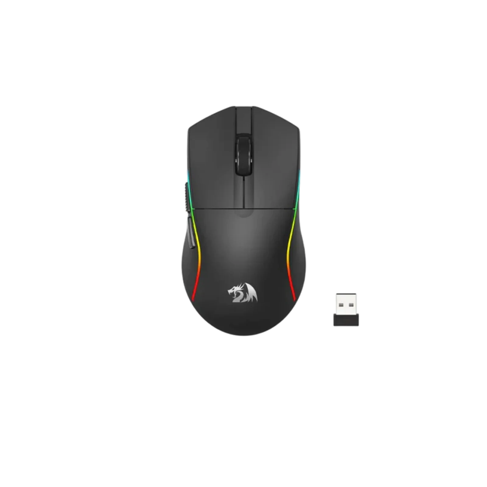 Redragon M816-PRO Wireless Gaming Mouse, 26K DPI Tri-Mode 61G Ultra-Light Mouse Gaming, RGB, 6 Full Programmable Buttons Mice, Software Support, 200Hrs Long Battery Life for PC, Mac