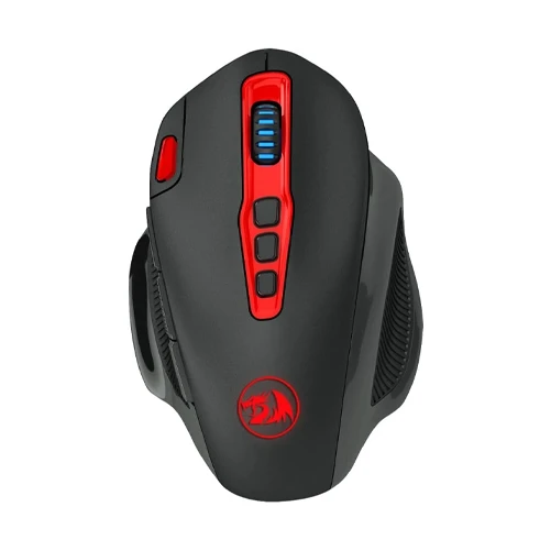 Redragon SHARK M688-1 Wireless Gaming Mouse – Ultra-Lightweight Ergonomic Design, 2.4G/USB-C Rechargeable, High-Precision 5000 DPI Sensor, 9 Programmable Buttons, RGB Backlit, Long Battery Life 30g,500Hz poling rate