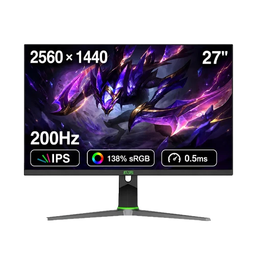 ELSA  EA272FX PRO Gaming Monitor 27-inch - QHD - FAST IPS - 200Hz - ADJUSTABLE STAND