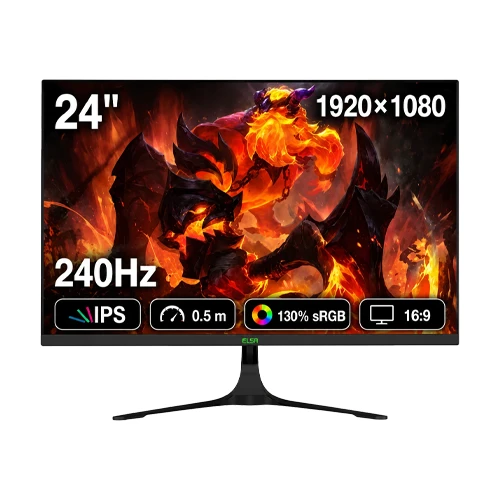 ELSA EA241S PRO Gaming Monitor 24'' - FHD - FAST IPS - 240HZ - 1MS
