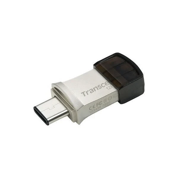 Transcend 64GB JetFlash 890S OTG Flash Drive with USB3.1 and USB Type-C Connectors TS64GJF890S