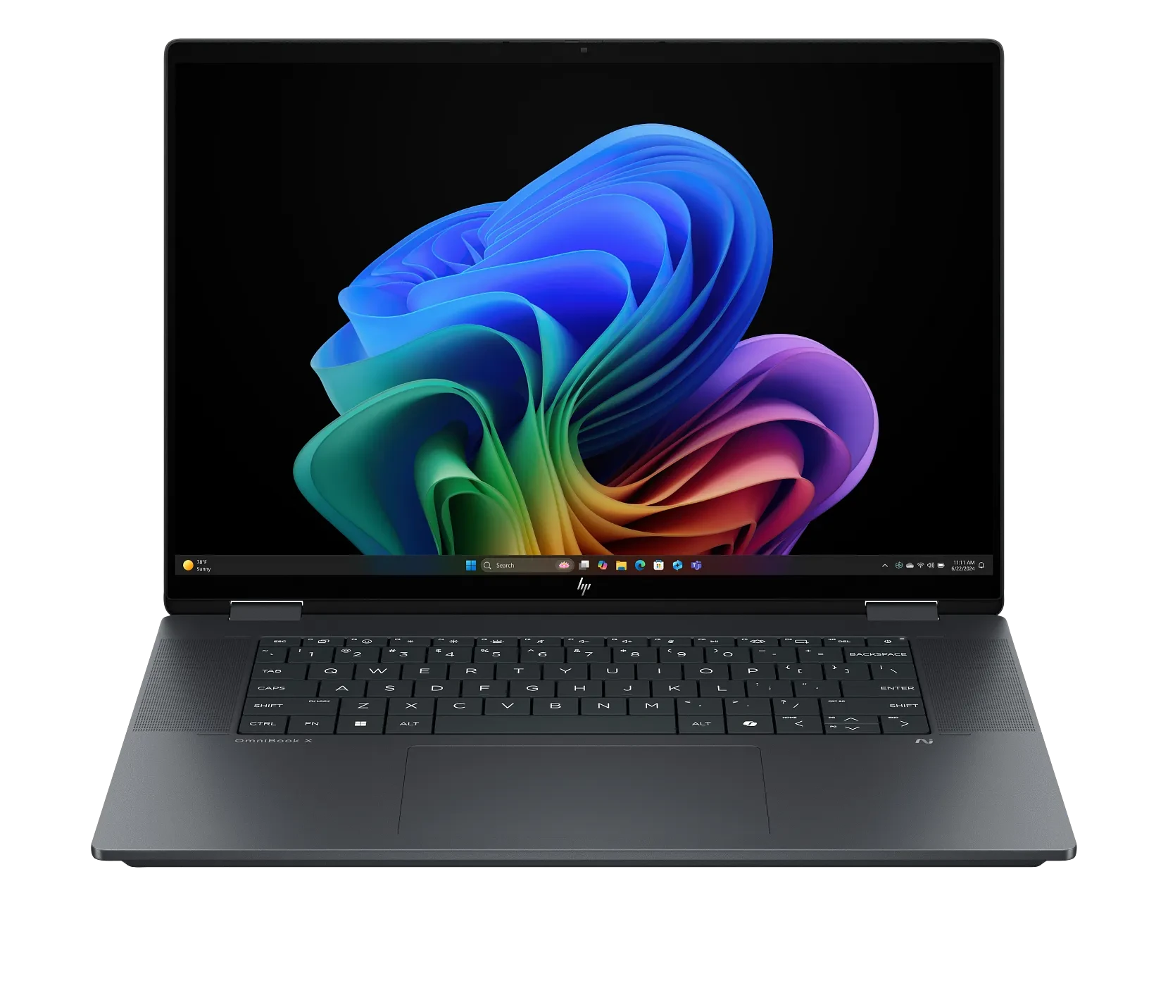 HP OmniBook X Flip16-as0023dx  Intel Core Ultra 7 256V - 16 GB LPDDR5x-8533Mhz - 1TB SSD - Intel Arc 140V GPU - 16" 2K IPS Touch Display - Windows 11 Home - Eclipse Gray